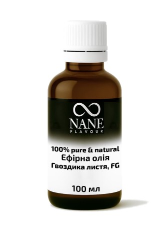 Ефірна олія Nane «Гвоздика листя, FG», натуральна, 100 мл