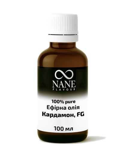 Ефірна олія «Кардамон, FG» Nane, 100 мл — 100% натуральна