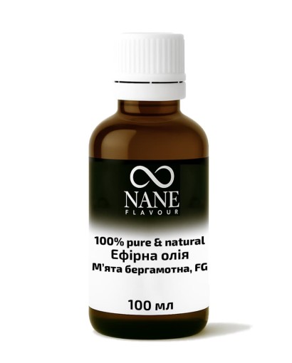 Ефірна олія «М'ята бергамотна, FG» Nane, 100 мл — 100% натуральна