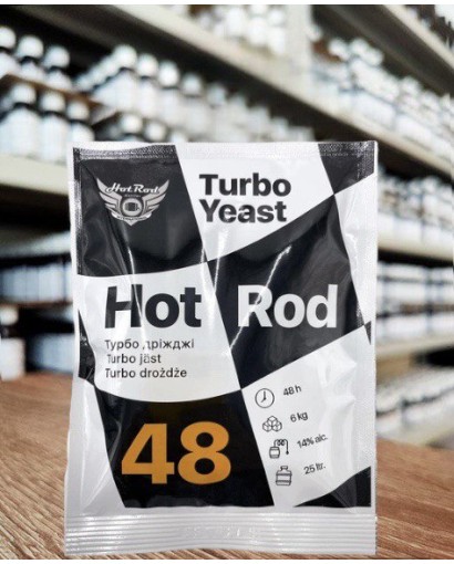 Турбо дріжджі Hot Rod 48 на 25 л (146 г) Nane
