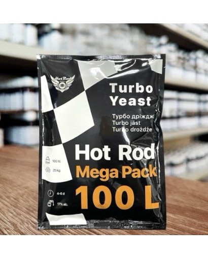 Турбо дріжджі Hot Rod Mega Pack на 100 л (360 г) Nane